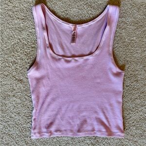 Pink Skims Cropped Tank